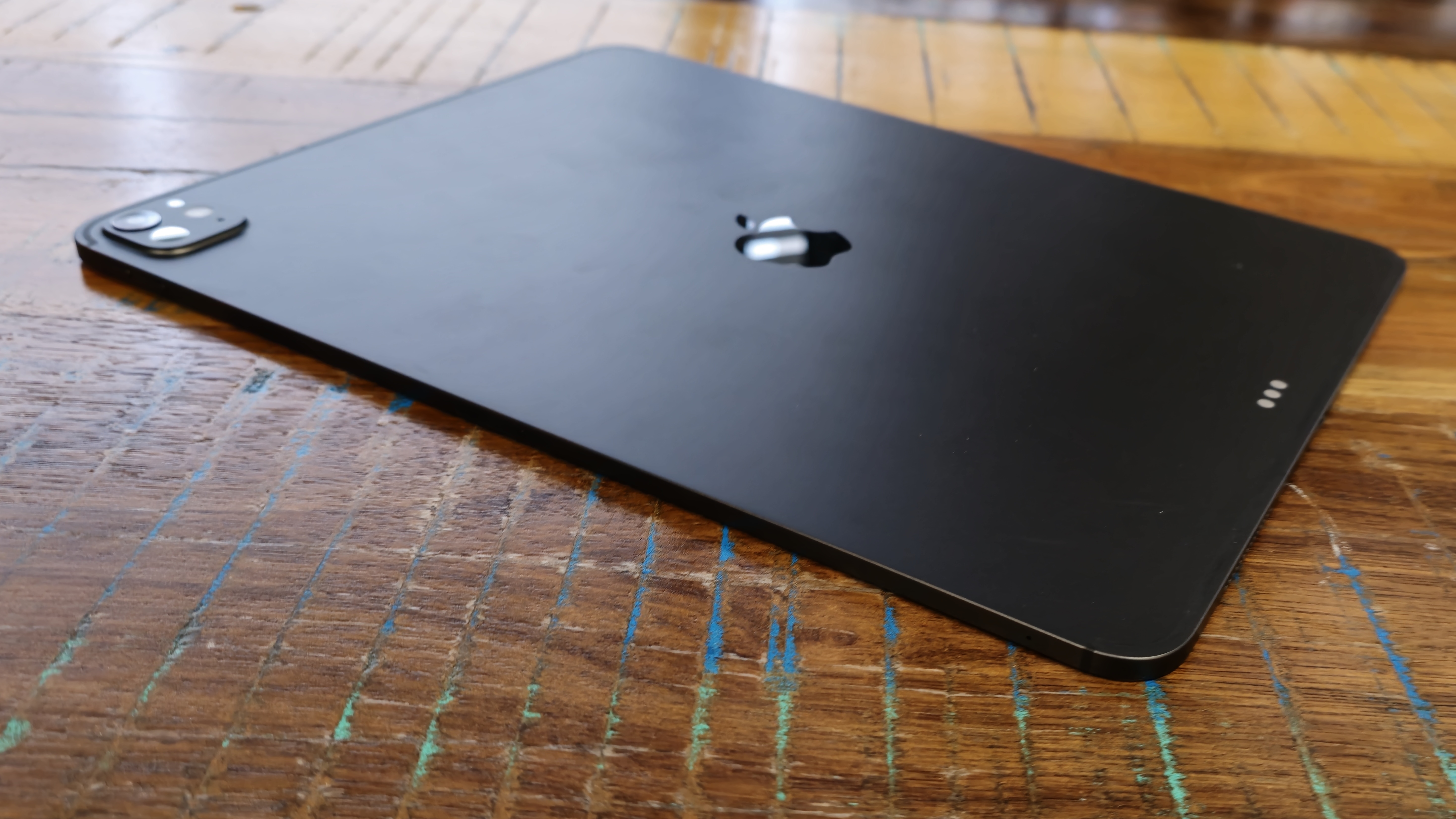 iPad Pro 13-inch with M4 chip on a wooden table
