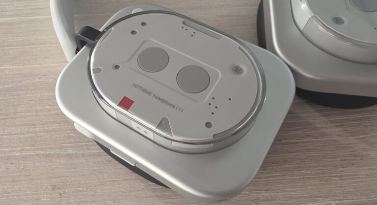 The Nothing headphone 1 lying on a table