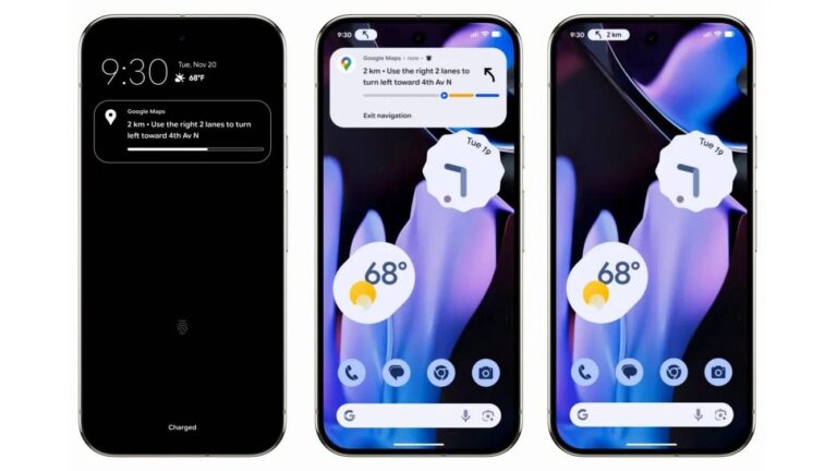A first-look at Live Updates in Android 16