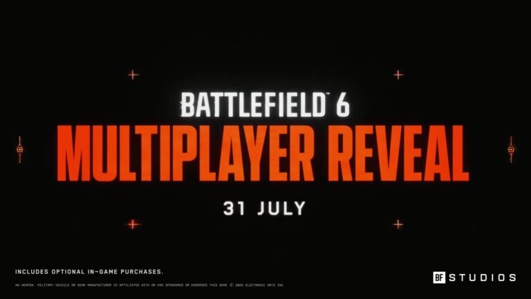 Battlefield 6 Multiplayer Reveal 31 July