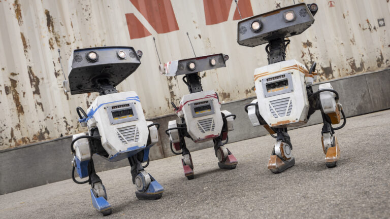 Disney Imagineering BDX Droids at Disneyland Galaxy