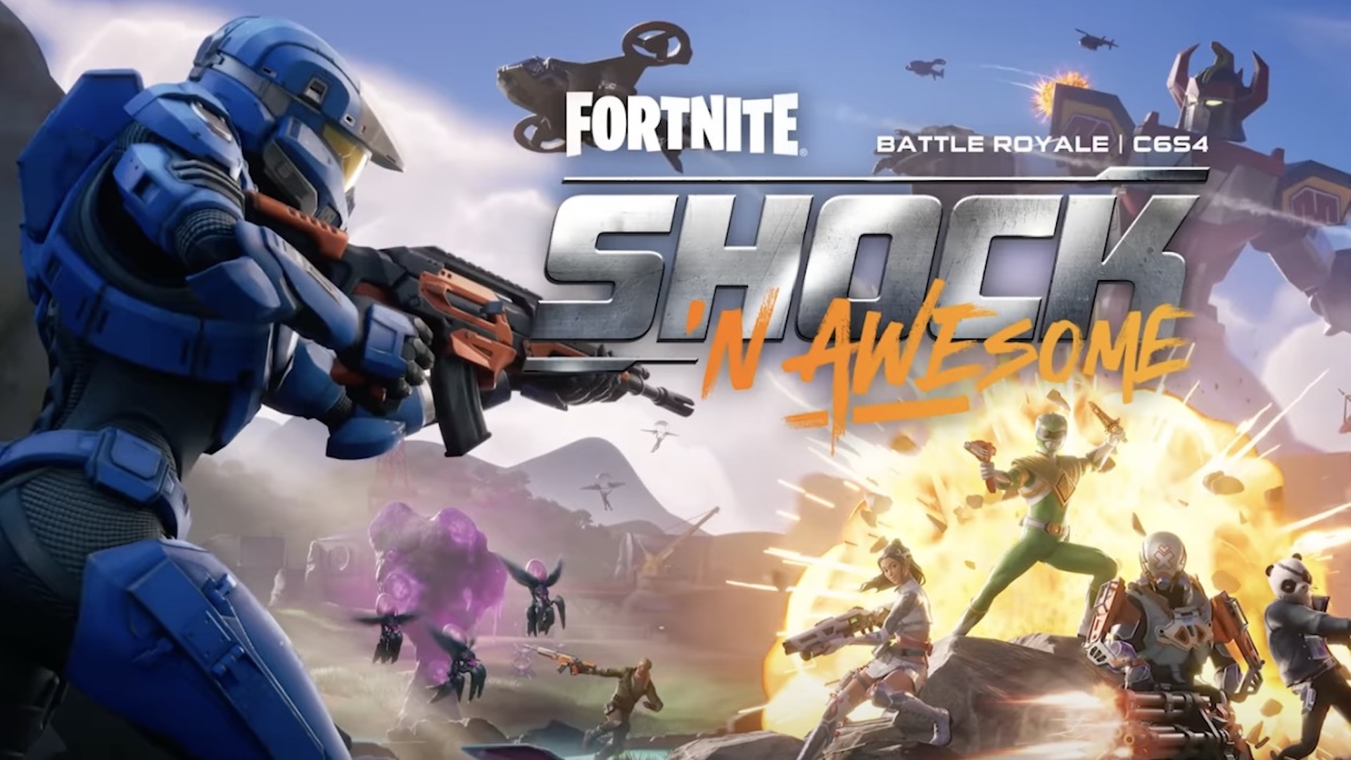 Fortnite Shock 'N Awesome key art