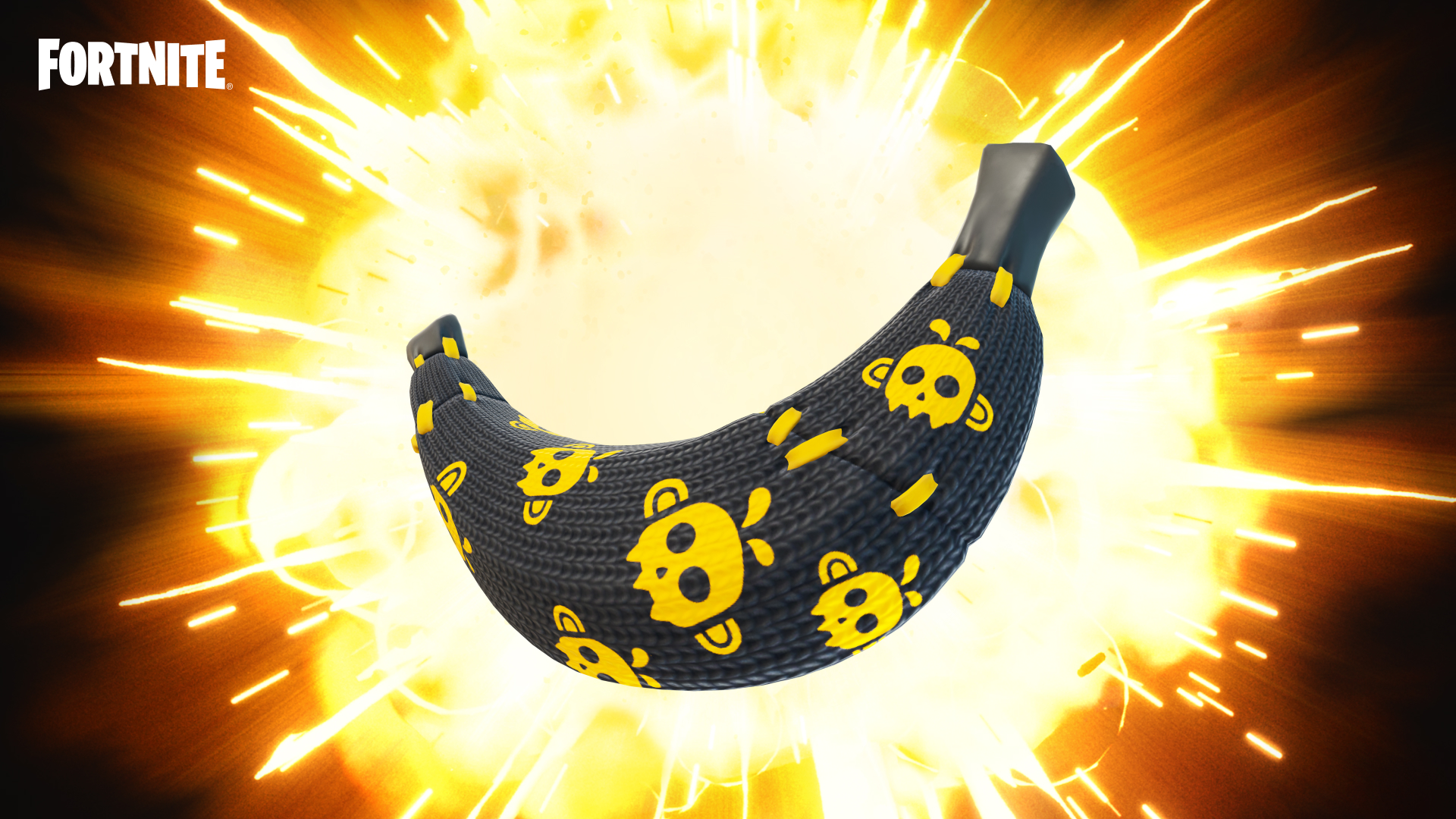 A golden banana back bling item