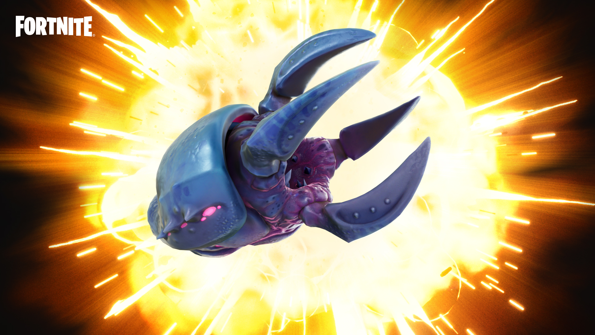A bug-themed weapon, with spiked bug legs that fire energy blasts