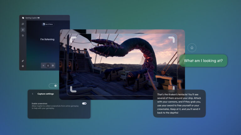 Gaming Copilot analyzing a screenshot of Sea of Thieves