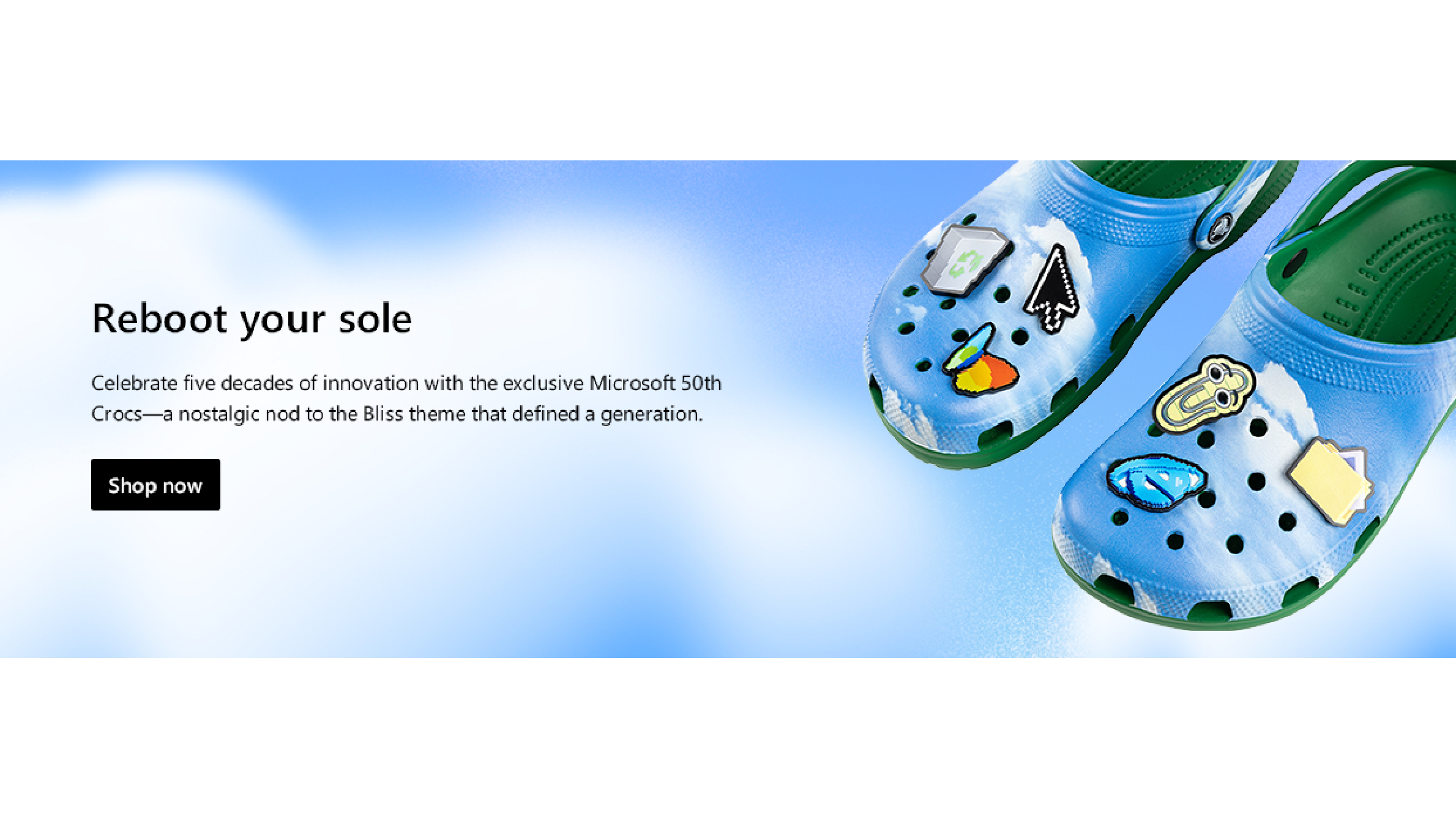 Microsoft 50th Exclusive Crocs (Windows XP Crocs)