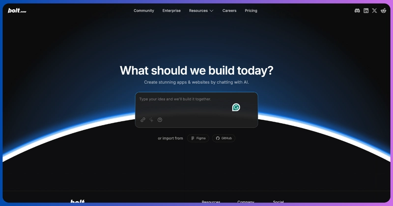 Bolt.new - Replit Alternative