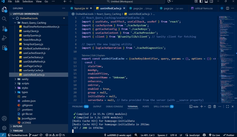 unified caching system for seamless communication between Client-Side Caching (CSC) and Server-Side Caching (SSC).