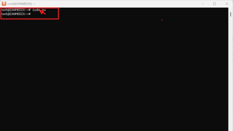 To be in root command