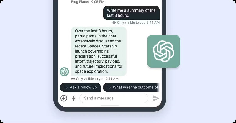 AI-powered chat assistance