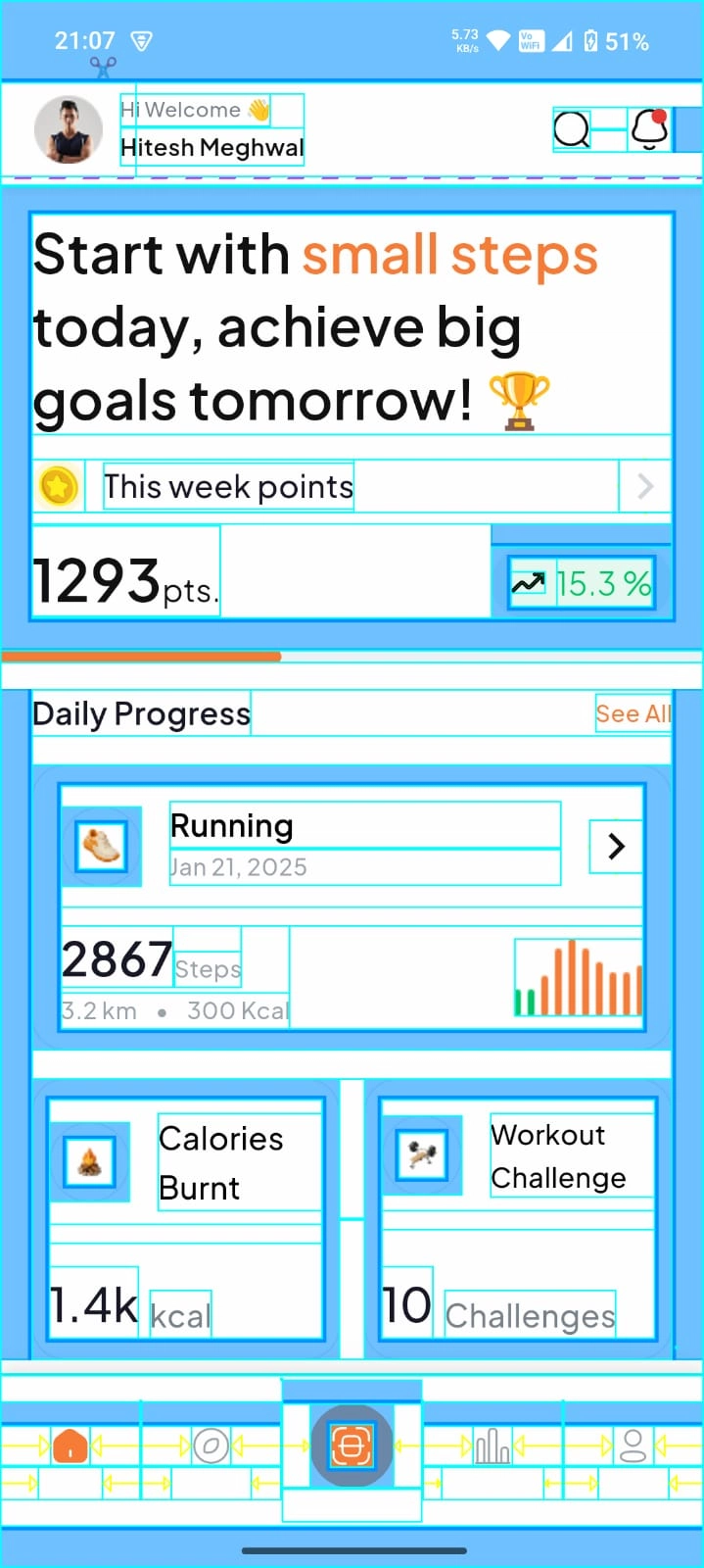 debugPaintSizeEnabled
