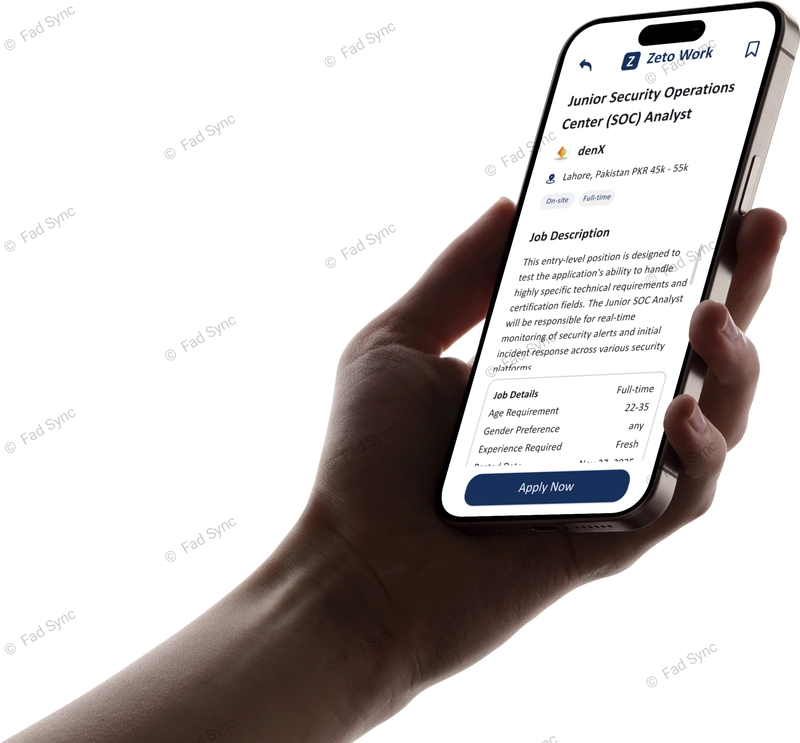 Fad Sync mobile application dashboard preview demonstrating application tracking, clean Flutter UI, and intuitive UX workflow