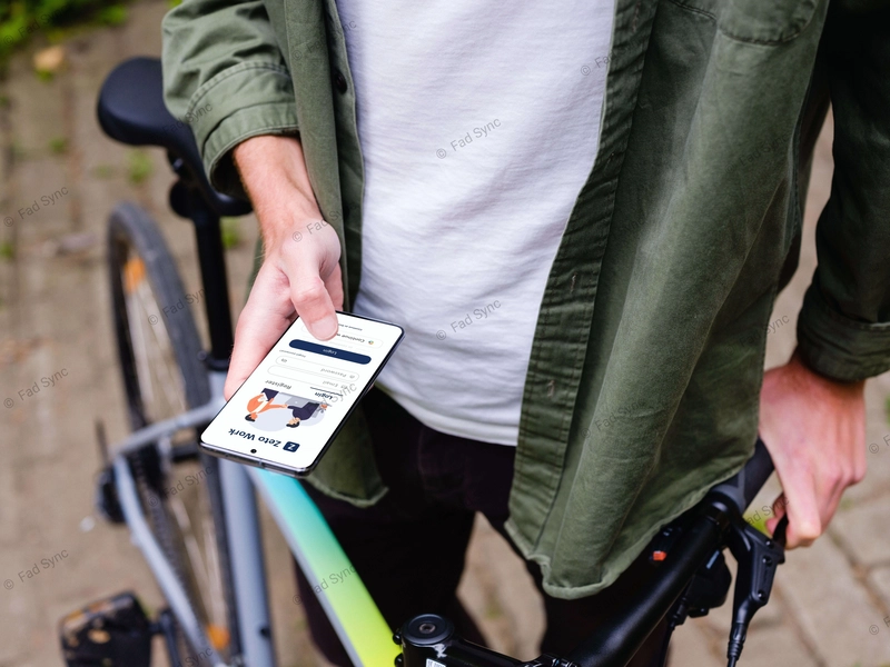 Fad Sync Flutter mobile app design preview showing job detail screen, polished UI/UX layout, and production-grade interface for client project