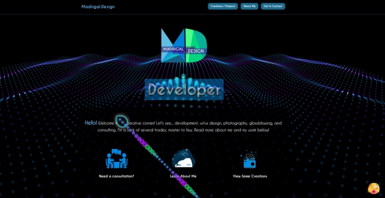 Three.js Backkground