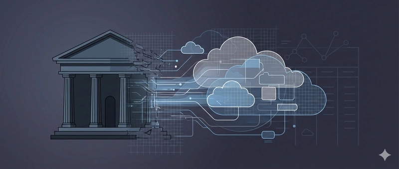 A regulated bank, reimagined as a reproducible software system.